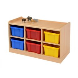 Supporting image for Creative! 6 Deep Sturdy Storage Unit with Plastic Trays