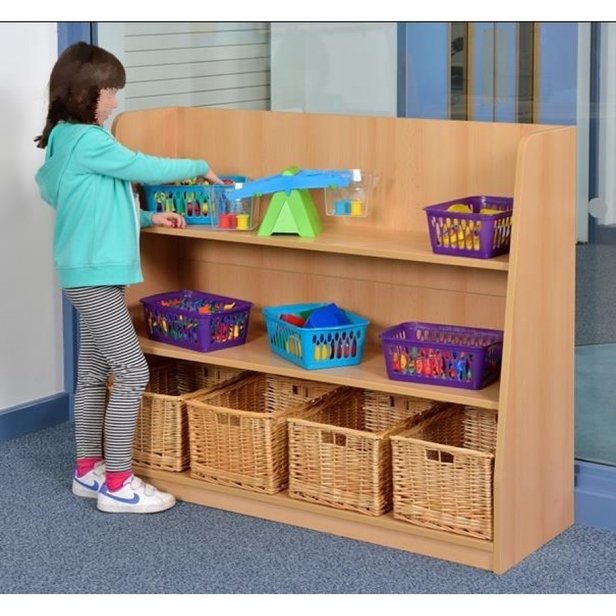 Supporting image for Creative! Multi-Use Open Shelf Storage Unit