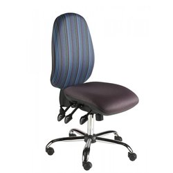 Supporting image for Cusiro Task Chair - Chrome Components and No Arms