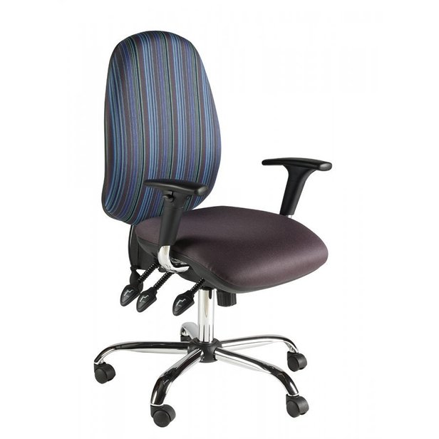 Supporting image for Cusiro Task Chair - Chrome Components and Adjustable Arms