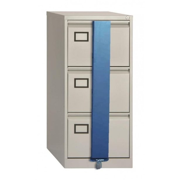 Supporting image for Y11326 - Double Secure Filing Cabinet - 3 Drawer