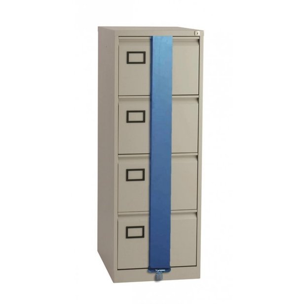 Supporting image for Y11327 - Double Secure Filing Cabinet - 4 Drawer