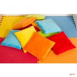 Supporting image for Bright Colour Soft Cushions (Pack of 10) - image #3