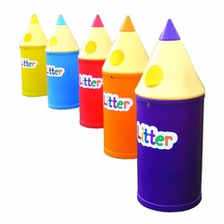 Supporting image for YPMICL - 42L Pencil Bin with 'Litter' Lettering - image #2