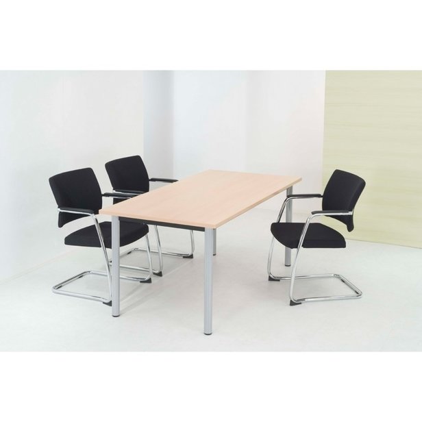 Supporting image for Alpine Essentials Rectangular Meeting & Conference Tables - Pole Leg - image #2