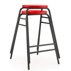 Supporting image for Y100146 - Round Top Stool - 525mm - image #2