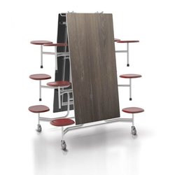 Supporting image for Y360606 - Folding Rectangular Table with 12 Stools - H740 - image #2