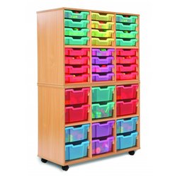 Supporting image for Allsorts 24 Shallow Tray Storage Unit - image #2