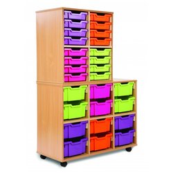 Supporting image for Allsorts 16 Shallow Tray Storage Unit - image #2