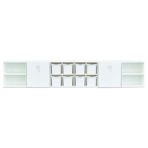 Supporting image for 4 Jumbo Tray Stackable Storage Unit - image #2