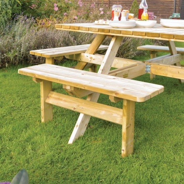 Supporting image for Oxford Square Picnic Table - image #2