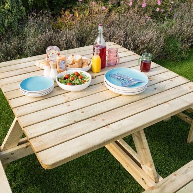 Supporting image for Oxford Square Picnic Table - image #3