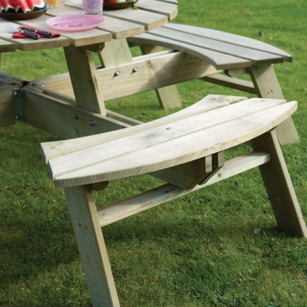 Supporting image for Oxford Round Picnic Table - image #2
