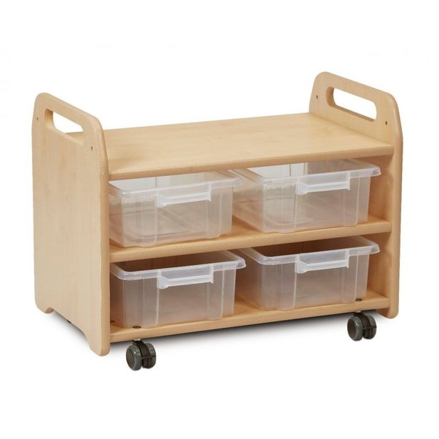 Supporting image for 2-in-1 Art Easel and Storage Trolley - image #3