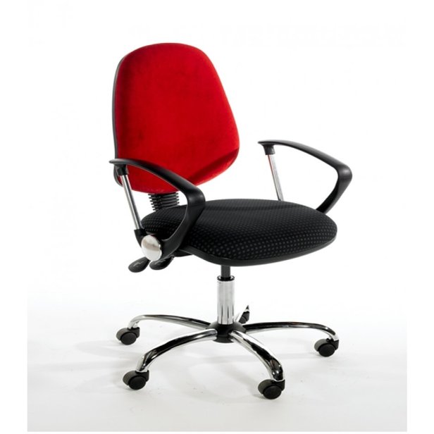 Supporting image for Merlin Mid Back Operator Chair with Fixed Arms - image #2