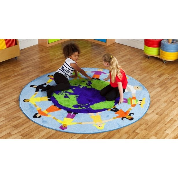 Supporting image for Primary World Multicultural Activity Rug - image #2