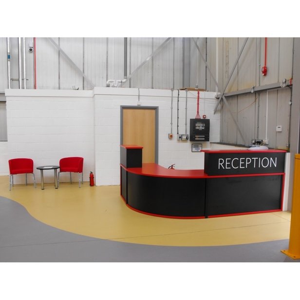 Supporting image for Coloured Reception Desk - image #2