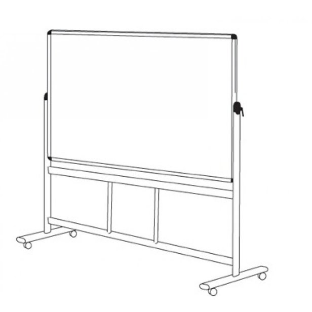 Supporting image for YREVM1812 - Premium Revolving Whiteboards - Magnetic - W1800 x H1200 - image #2