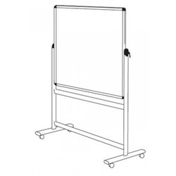 Supporting image for YEREVM1212 - Standard Revolving Whiteboards - Magnetic - W1200 x H1200 - image #2
