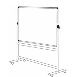 Supporting image for YEREVM1215 - Standard Revolving Whiteboards - Magnetic - W1500 x H1200 - image #2