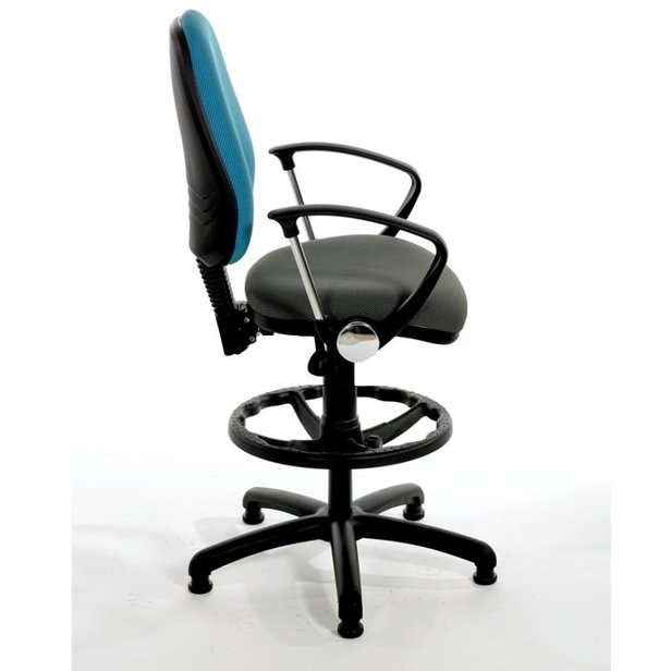 Supporting image for Merlin High Back Draughtsman Chair - image #4