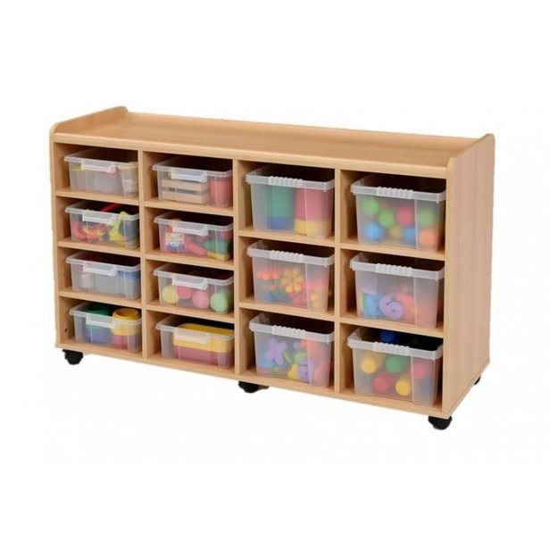 Supporting image for Creative! 6 Deep & 8 Shallow Sturdy Storage Unit with Plastic Trays - image #2