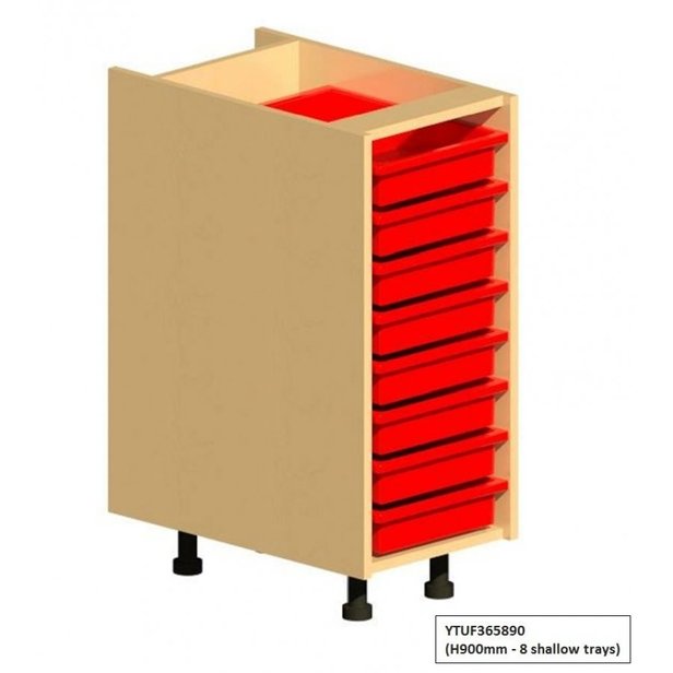 Supporting image for Workshape Fitted 360 1 Column Tray Unit - image #5