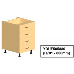 Supporting image for Workshape Fitted Drawer Unit 500 - image #5