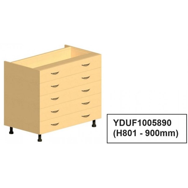 Supporting image for Workshape Fitted Drawer Unit 1000 - image #6
