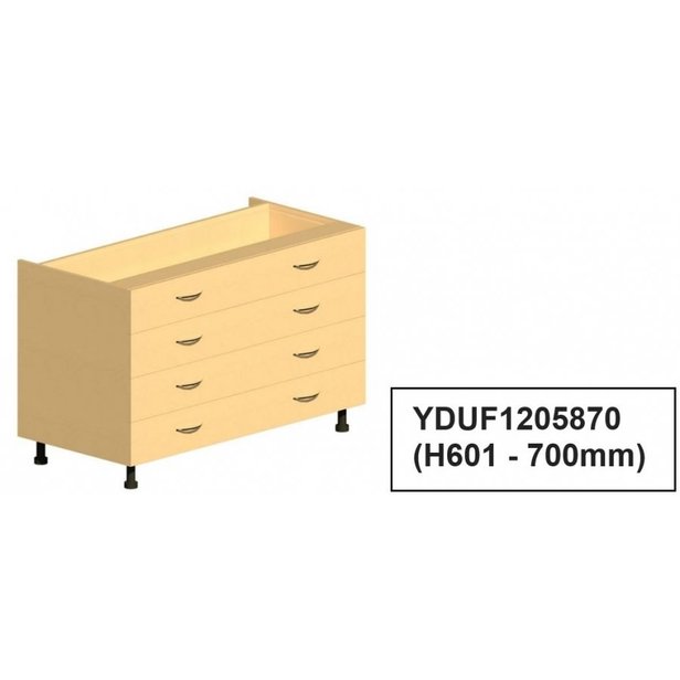 Supporting image for Workshape Fitted Drawer Unit 1200 - image #4