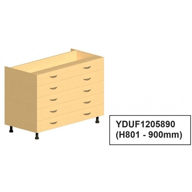 Supporting image for Workshape Fitted Drawer Unit 1200 - image #6