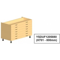 Supporting image for Workshape Fitted Shallow Drawer Unit 1200 - image #5