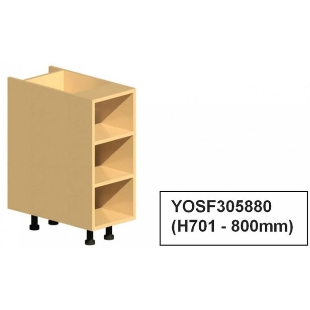 Supporting image for Workshape Fitted Open Shelf Unit 300 - image #5