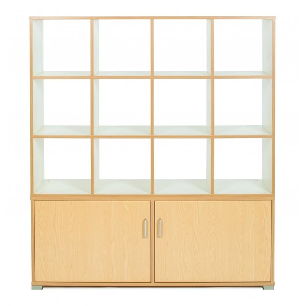 Supporting image for Y17216 - Candy Colours - Low 2 Door Storage Cupboard - W1358 - image #3