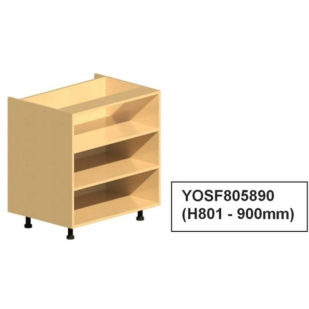 Supporting image for Workshape Fitted Open Shelf Unit 800 - image #6