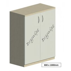 Supporting image for Workshape Drywipe Double Door Cupboard 800 - image #4