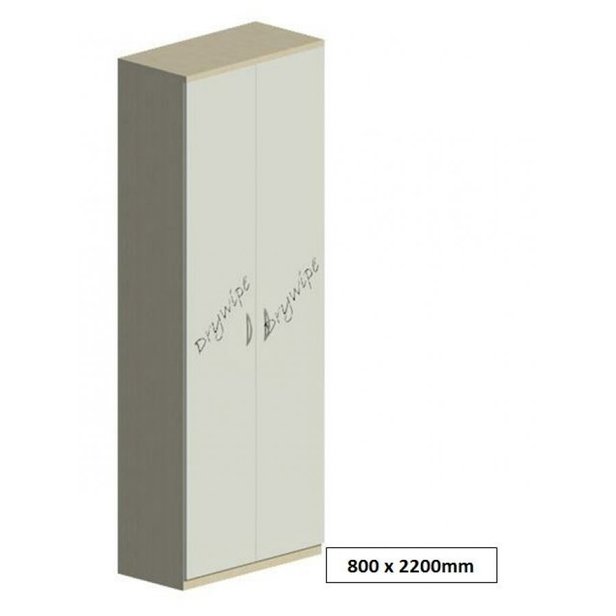 Supporting image for Workshape Drywipe Double Door Cupboard 800 - image #9