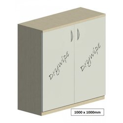 Supporting image for Workshape Drywipe Double Door Cupboard 1000 - image #4