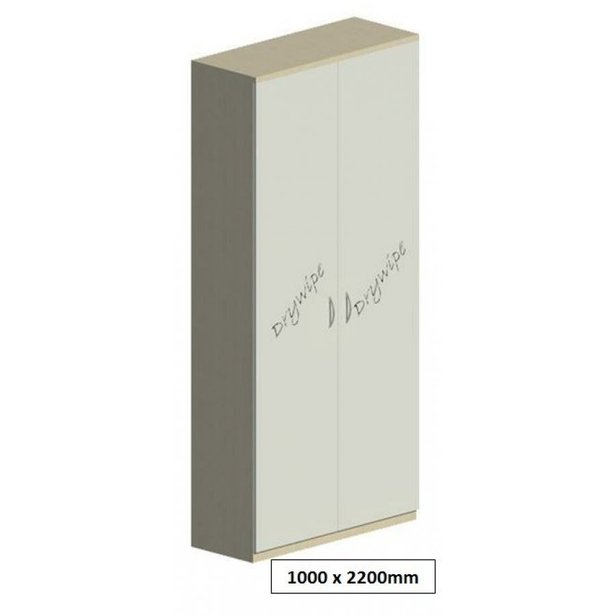 Supporting image for Workshape Drywipe Double Door Cupboard 1000 - image #9