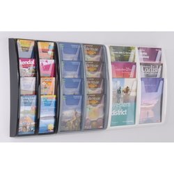 Supporting image for Y800500 - Wall Mounted Literature Display - 3 x A4 - image #2