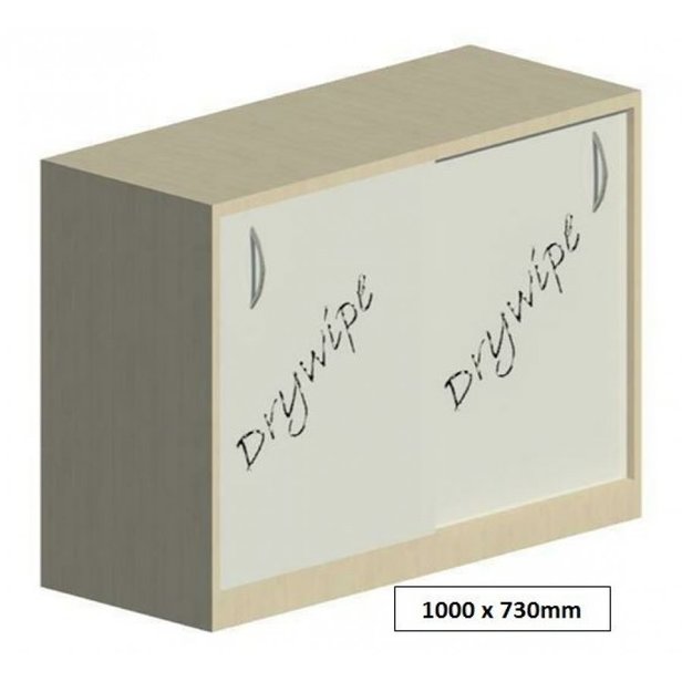 Supporting image for Workshape Drywipe Sliding Door Cupboard 1000 - image #2