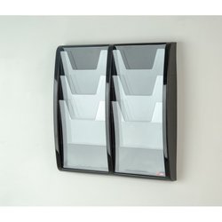 Supporting image for Y800510 - Wall Mounted Literature Display - 6 x A4 - image #2