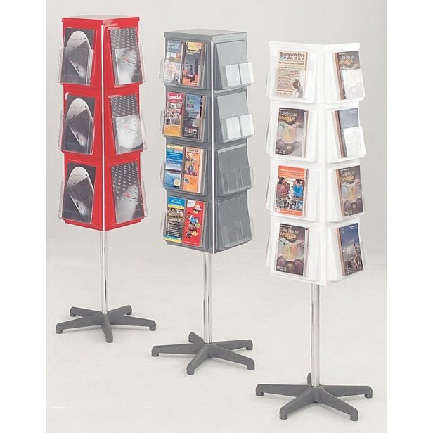 Supporting image for Y800610 - 4-Sided Revolving Literature Dispenser - 16 x A5 - image #2