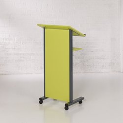 Supporting image for Y31023 - Coloured Panel Front Lectern - Lime Green - image #2