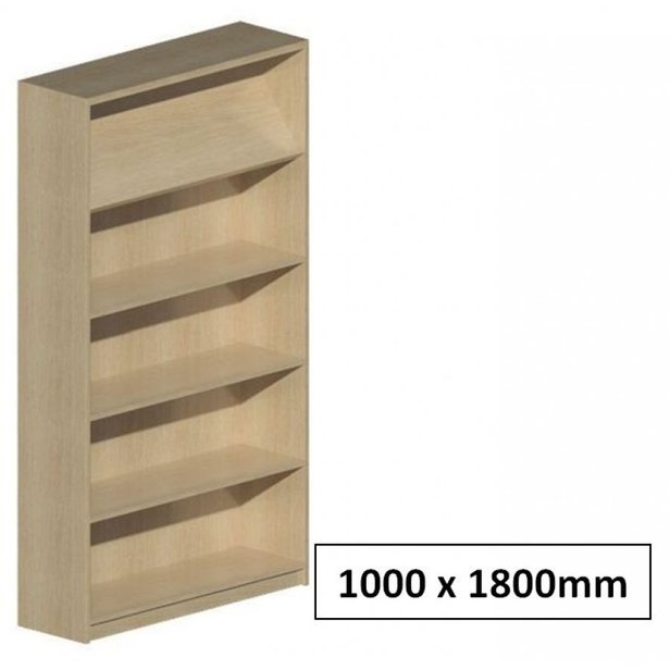 Supporting image for Workshape Library Bookcase with Display Shelf 1000 - image #7