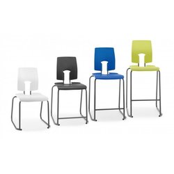 Supporting image for System 4 Skid Base Stools with Backs - image #4